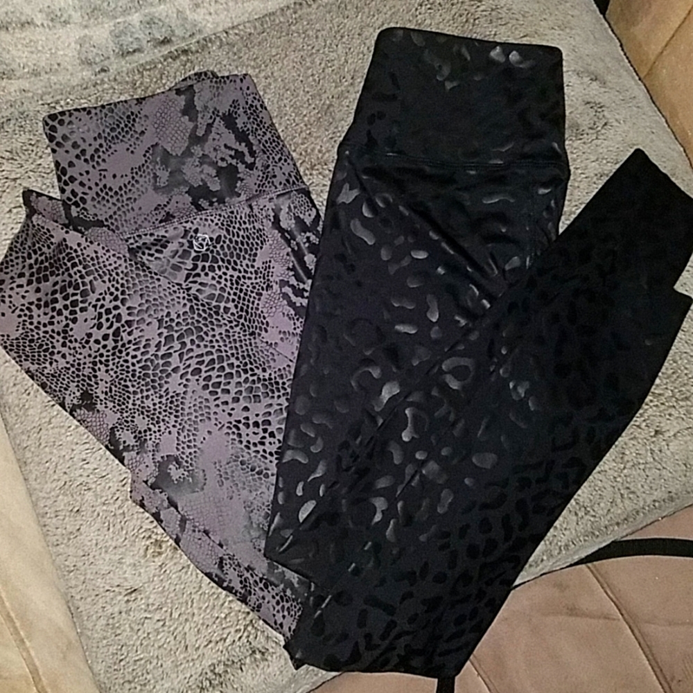 Spandex workout pants 2 for 1